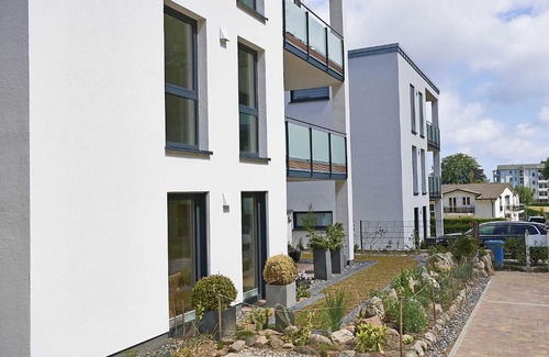 Sellin Apartment | Haus Königsstuhl in Sellin - Penthouse mit Kamin und Balkon