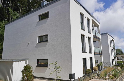 Sellin Apartment | Haus Königsstuhl in Sellin - Penthouse mit Kamin und Balkon