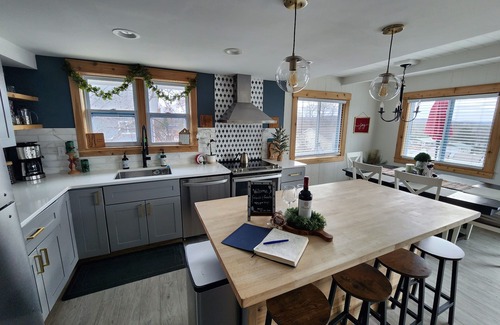 Boyne Falls House | Haven House- A Peaceful Up North Retreat. 2 living spaces. 4 bedrooms. Kids toys