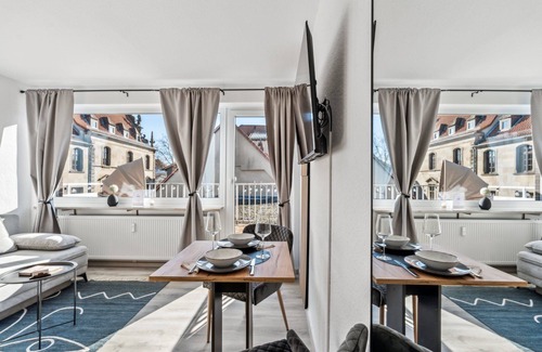 Braunschweig City Center Apartment | Hellohome I Cosy City Studio with large Rooftop Terrace & Parking Space