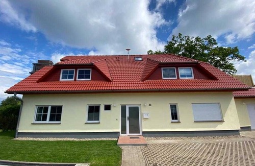 Muritz Apartment | Herberge Seensucht Fewo Jabelscher See OG with lake view