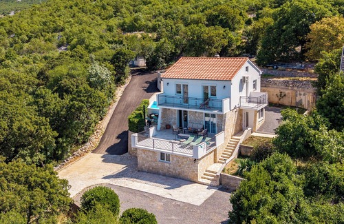 Klenovica House | Hidden Pool House With Sea View, Klenovica, Croatia