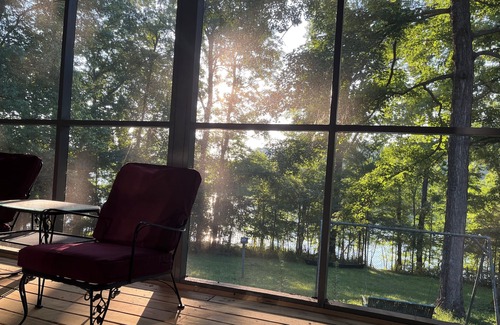 Falls of Rough House | Hideaway on the lake; large mid-century stone ranch in a park-like setting