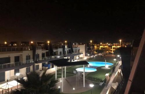 Pilar de la Horadada Apartment | Higuericas Costa 222 Härlig takterrass med havsutsikt - Pool och 250m till stranden