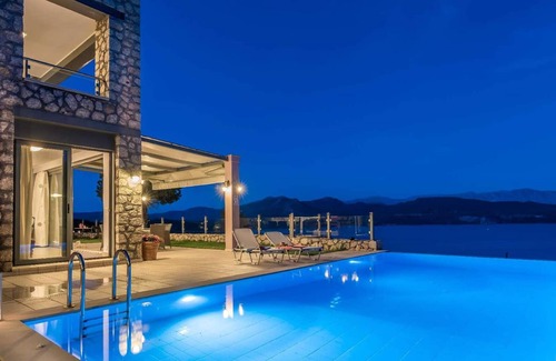 Lygia Villa | Hillside villa with private pool BBQ & terrace.