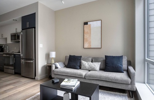 Boston Apartment | Hip Brighton Jr 1BR w/Gym & In-Unit W/D, on the River, by Blueground