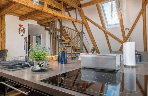 Schonach im Schwarzwald Apartment | Historic Maisonette with Sauna, Garden and Privacy