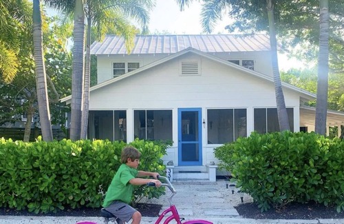 Boca Grande House | Historic 1911 Cottage with Pool, 2 Blocks from Orange Sunsets on Beach and Town