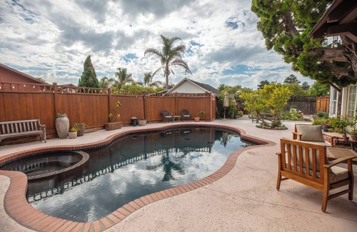 Eastside Santa Cruz House | Historic 3-bedroom farmhouse, 2 fireplaces and pool in Santa Cruz-near beaches!