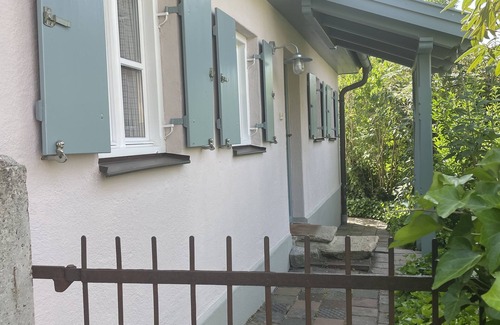 Furstenfeldbruck District House | Historic Cottage next to a natural swimming pond and a magnificent fruit garden