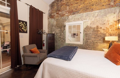 Bywater Bed & Breakfast | Historic Firehouse in the French Quarter! Queen suite with private bathroom.