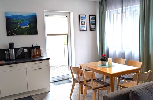 Freudenstadt Apartment | Holiday Apartment 'Schiller's Urban Escape' with Mountain View, Private Terrace and Wi-Fi