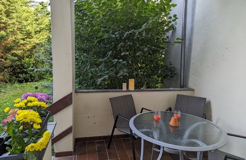 Goldgrube Apartment | Holiday Apartment "Goldgrube - Ground Floor" with Private Terrace, Shared Garden and Wi-Fi