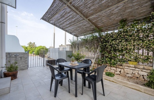 Savelletri Apartment | Holiday Apartment "Gufo Di Mare - Celeste" with Sea View, Private Terrace