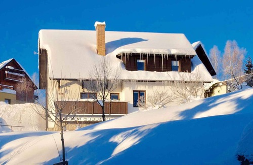 Harrachov Apartment | Holiday apartment with balcony on a hillside