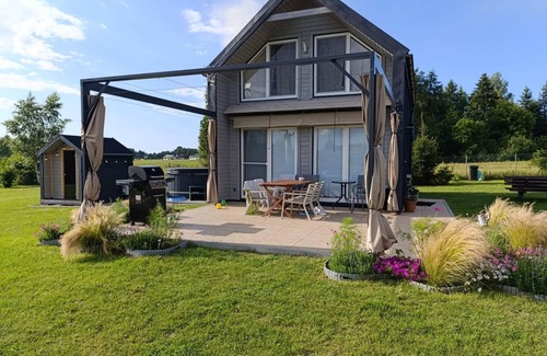 gmina Sianow House | Holiday Cottage in Countryside, Sauna, Whirlpool