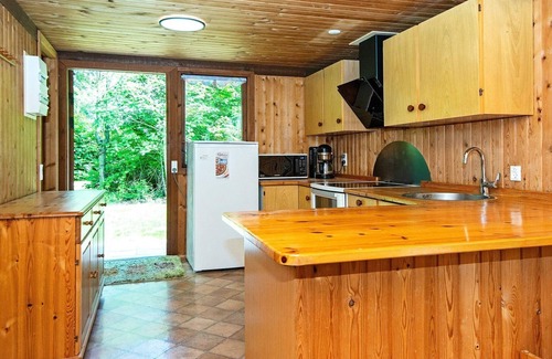 Fjellerup Strand House | Holiday home in Glesborg with terrace