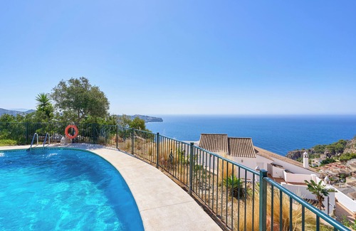 Almunecar House | Holiday Home "Stunning sea views pool garden" with Sea View, Pool & Wi-Fi