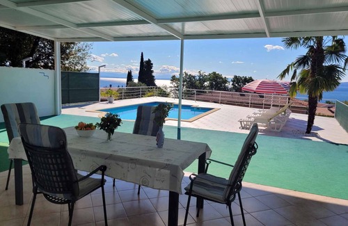 Ika House | Holiday home with sea view and pool