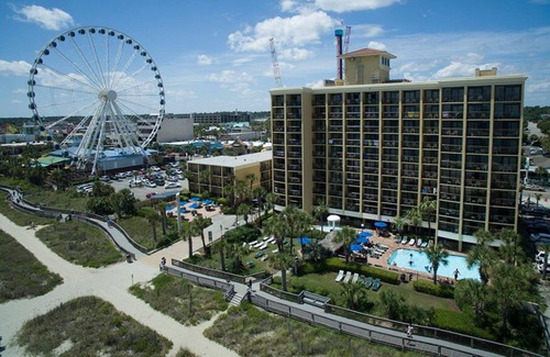 Downtown Myrtle Beach Resort | Holiday Pavilion Resort on the Boardwalk - Access to ALL AMENITIES!
