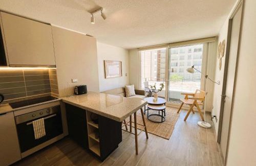 Downtown Santiago Apartment | HOM I Dpto 1D1B 2PAX Cerca del Movistar Arena