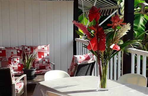 Bouillante House | Homerez - 150 m away from the beach! Beautiful bungalow for 4 ppl. at Bouillante