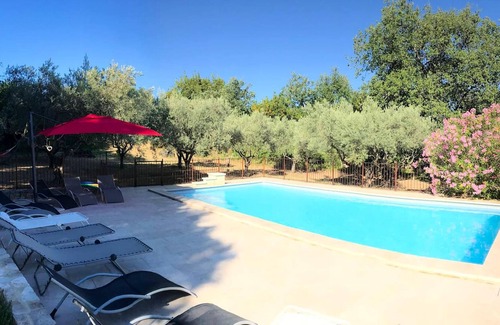 Saint Michel d'Euzet Villa | Homerez - Big villa for 10 ppl. with swimming-pool at Saint-Michel-d'Euzet
