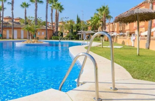 Lepe House | Homerez - Inviting house in Lepe with shared pool.