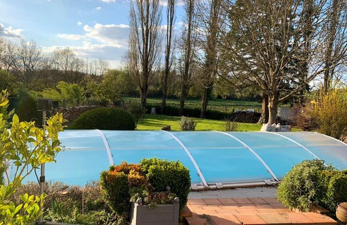 Touquin House | Homerez - Nice house for 6 ppl. with shared pool, garden and terrace at Touquin