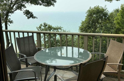 Maple City Condo | Homestead condo, Beautiful View of Lake MI & Manitou Island