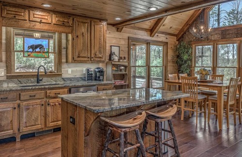 Morganton Cabin | Hooch Holler - Pet Friendly | Hot Tub | Outdoor Fireplace