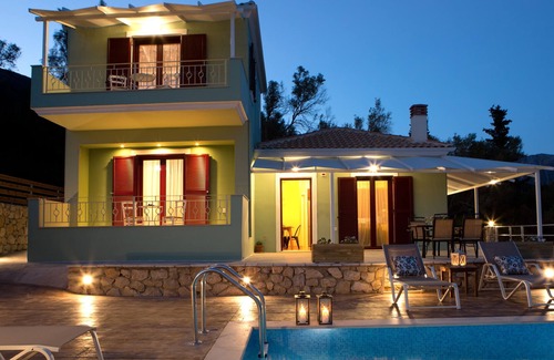 Vassiliki Villa | Horizon Luxury Villas with private pool and amazing sea view
