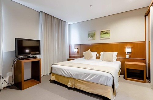 Osasco Hotel | Hospedez - Flat with pool, gym ap1303