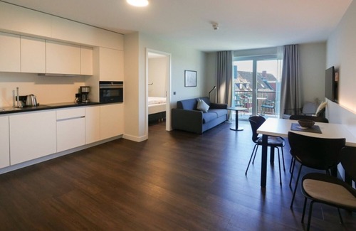 Doese Apartment | Hotel apartment Westblick - 3rd floor with balcony and sauna in the house
