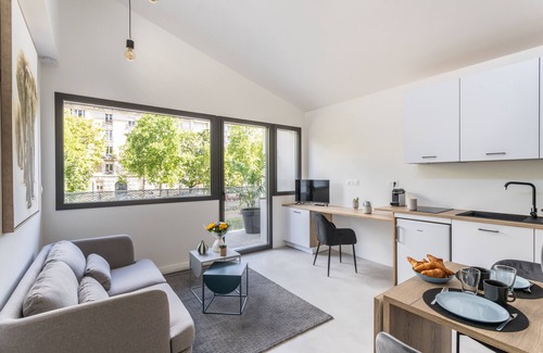 Saint-Helier Apartment | Houat - Appartement 2p avec balcon à Rennes