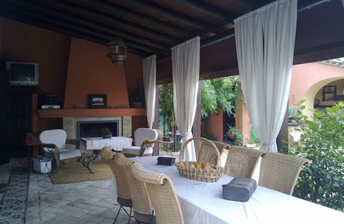 La Luisiana Villa | House Cortijo de best qualities, pool, 2 fireplaces, large barbecue, etc.