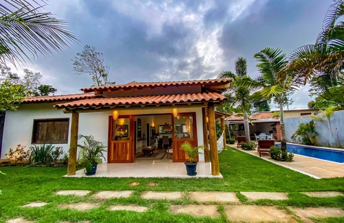 Trancoso House | House Green Coconut Trees