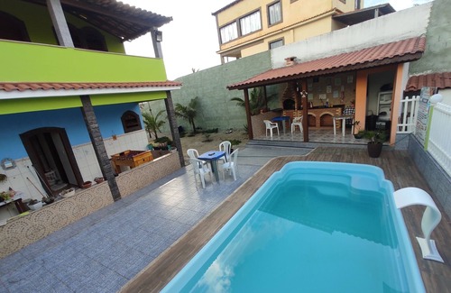 Arraial do Cabo House | House with Air Conditioning, Swimming Pool, Barbecue, Wi-Fi 500 mbps and SMART TV.