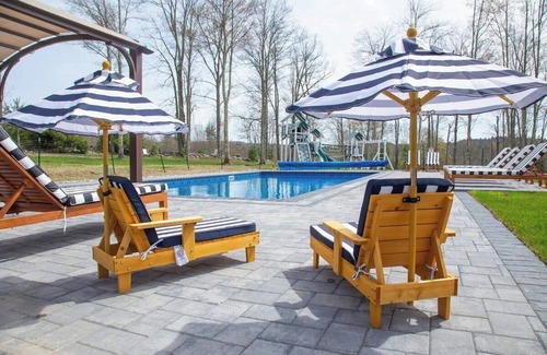 Ellenville House | Hudson Valley Luxury | Pool, Theater, Sleeps 28
