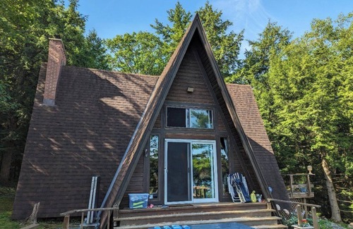 Georgian Bay Cottage | Iconic Double A Frame Island Cottage in the Muskokas