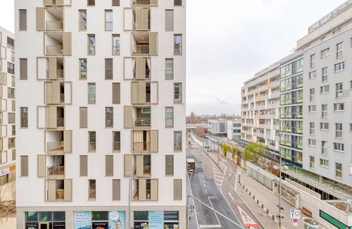 Vienna Apartment | Ideal Marinatower 2BR w/Gym & Elevator, nr metro U2, by Blueground