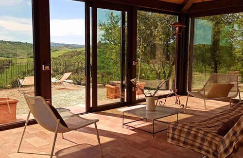 San Venanzo Cottage | Il Mandorlo, typical country house with panoramic swimming pool and Spa