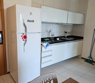 Barra de Sao Miguel Apartment | Iloa Residence Apt Premium -Quarto e sala climatizado