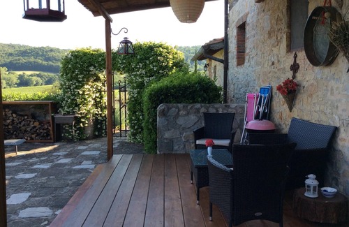 Vagliagli House | In the Sienese Chianti house in an ancient village with swimming pool and tennis court