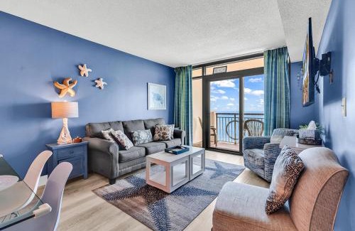 Myrtle Beach Apartment | Indoor HotTub - Heated Pool - LazyRiver - King Bed