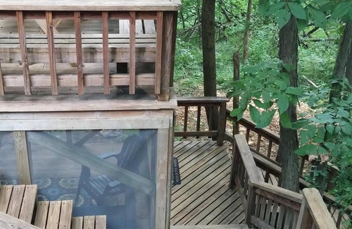 The Galena Territory House | Irresistibly Inviting 3 Bedroom 3 Bath with HOT TUB, FIREPLACE, WOODED VIEW