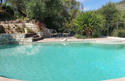 Colomars Villa | Jardin secret" villa, 4-star state label, Nice hinterland, olive grove