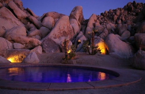 Panorama Heights House | Joshua Tree Retreat | Private Pool, Gardens & Cave-Inspired Estate