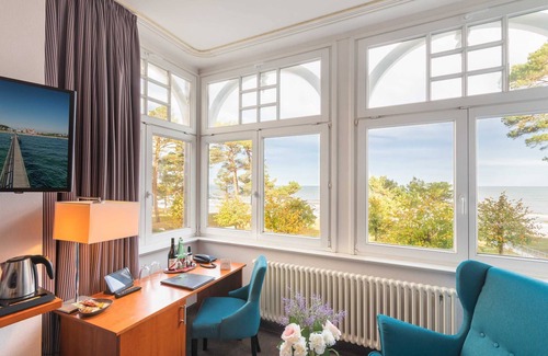 Binz Apartment | Junior suite with panoramic sea view - Hotel Villa Belvedere