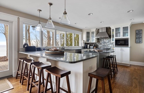 Lake Michigan Beach House | Juniper Presents: A Magnificent Lakefront Vacay Home w/Private Beach